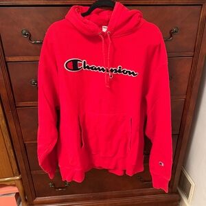 Champion Reverse Weave Red Sweatshirt